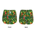 thumbnail image 3 of Balery Cute Christmas Stocking Bear Pantalones cortos deportivos para mujer con forro y dos bolsillos, elásticos, para entrenamiento, gimnasio, yoga-X-Large, 3 of 7