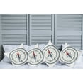 thumbnail image 2 of Ambesonne Compass Throw Pillow Cover 4 Pack, Minimalist Design, 16", Slate Blue Red, 2 of 7