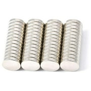 Quistrepon Neodymium Rare Earth Countersunk Ring Magnets D10x2mm (52 Pack)