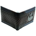 thumbnail image 2 of Star Wars Wallet - 15 Styles to Choose - Large Rebel Brown with Metal Badge Bifold Billfold, 2 of 5
