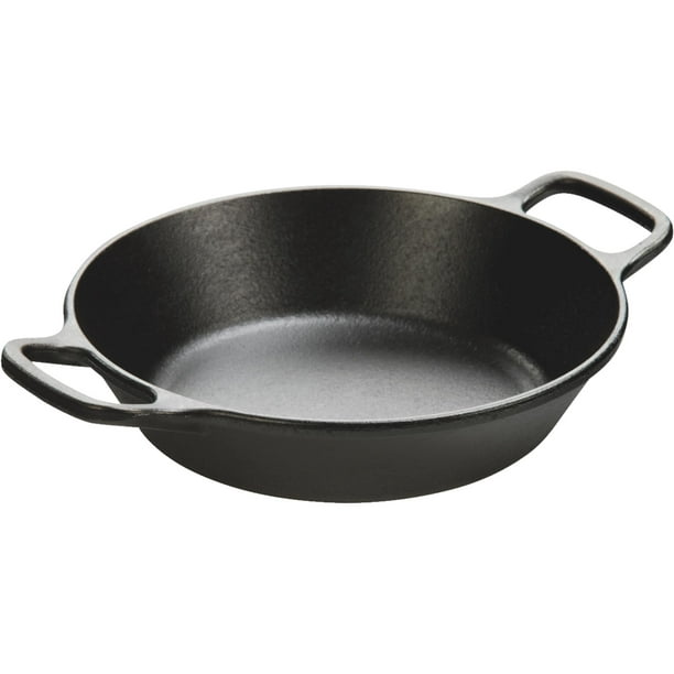 Lodge Logic 8 Inch Round Dual Handle Seasoned Cast Iron ...