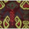 thumbnail image 4 of oneOone Organic Cotton Poplin Twill Fabric Swirl & Paisley Ikat Print Fabric By The Yard 42 Inch Wide, 4 of 4