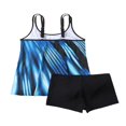 thumbnail image 4 of QJUHUNG Ensembles Tankini à Bretelles Imprimées pour Femmes avec Maillots de Bain Tankini Culottes Garçonnes pour Femmes Deux Pièces, 4 of 6
