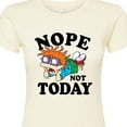 thumbnail image 3 of Rugrats - Chuckie Nope Not Today - Juniors Fitted Graphic T-Shirt, 3 of 6