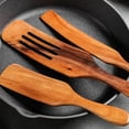 thumbnail image 4 of EIMELI Cooking Shovel Long Handle Non Sticky Wooden Shovel Spatula Slotted Turner Cooking Utensil, 4 of 6