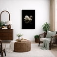 thumbnail image 5 of Canvas Print Swan Wall Art Vintage Farmhouse Decorative for Living Room Bedroom - 12"x18", 5 of 8