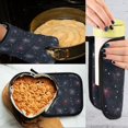 thumbnail image 5 of Yayeee Oven Mitts and Pot Holder Set of 2 Heat Resistant Kitchen Gloves Baking Hot Pad, Starry Night Pattern, 5 of 5