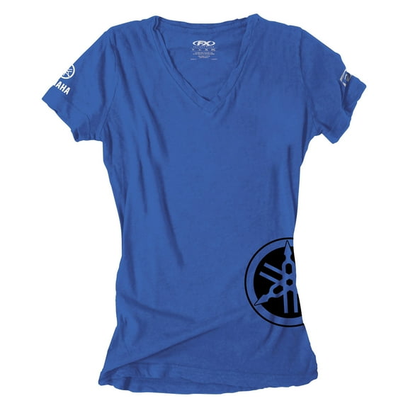 Women's 'YAMAHA' T-Shirt (Royal, X-Large)
