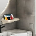 thumbnail image 7 of Viflosae Corner Shelves Wall Mounted Toilet Shelf Toilet Tissue Rack No Punching Paper Rack Wall Mounted Washcloth Tissue Storage Rack for Small Spaces, 7 of 7