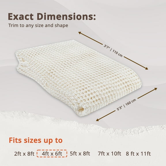 Rug Branch Supreme Non-Slip Rug Pad     Indoor/ Outdoor (0.20") - 2x8