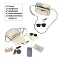 thumbnail image 4 of Bandolera AFKOMST para mujer, monedero, piel vegana, color beige, 4 of 6