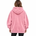 thumbnail image 4 of Women's Pet Dog Pouch Hoodie, Oversized Dog Carrier Sweatshirt with Large Pocket, Long Sleeve Dog Hoodie & Cozy Winter Clothes, 4 of 4