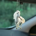 thumbnail image 5 of Acrylic Valentine's Day Horse Decor, Classic+Holiday+Decor Ornament Crafts, Car Decor Decorative Home Pendant 2D Flat, Valentines Day Hanging Ornament(1PC), 5 of 6
