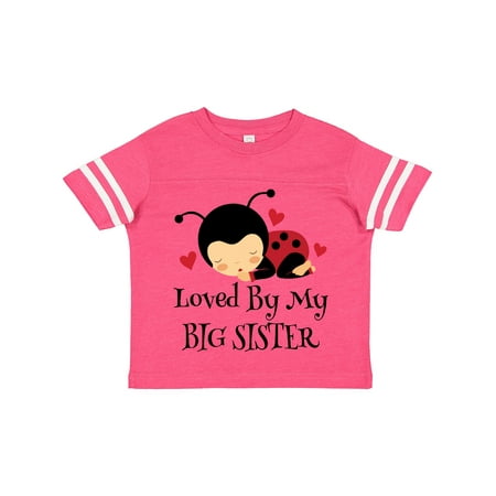 

Inktastic Little Sister Ladybug Gift Toddler Toddler Girl T-Shirt