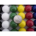 thumbnail image 2 of Big 30 Large 1" (25mm) Replacement Solid Glass Marbles for Chinese Checker, Aggravation, Dirty Marbles, Board Game (5 Each of Red, Blue, Yellow, White, Green, Black), 2 of 4
