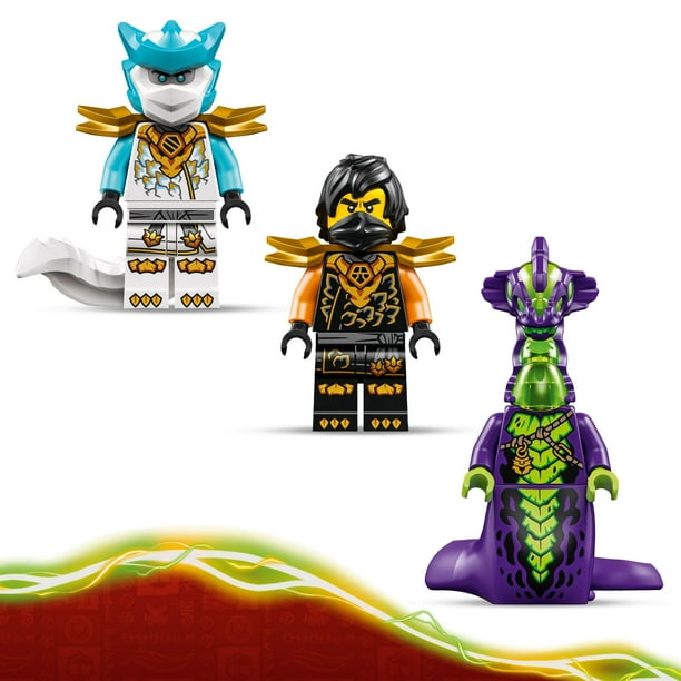 LEGO NINJAGO Cole's Mission Mech & Dragon Zane Building Toy for