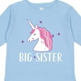 thumbnail image 4 of Inktastic Big Sister Unicorn Girls Long Sleeve Toddler T-Shirt, 4 of 5