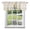 White, variant on Jungle Animal Window Valance for Kitchen, Parrot Zebra Tiger Sloth Crocodile Tropical Rod Pocket Short Curtains for Small Windows, Light Filtering Decorative Valances, 42 x 12 Inches