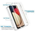 thumbnail image 5 of Galaxy A02S Case, Galaxy A02S Clear Cases, (2 Pack) Temerped Glass Screen Protector for Samsung Galaxy A02S 2021, Njjex Crystal Clear Shock Absorption Technology Bumper Soft TPU Cover Case -Clear, 5 of 9