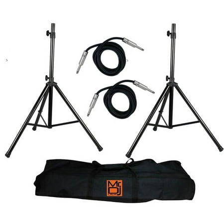 - Mr. Dj SS750PKG Tripod Speaker Stand Package with Bag