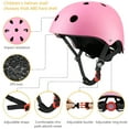 thumbnail image 4 of Somnr Kids Bike Helmet, Toddler Helmet for Ages 3-8 Boys Girls with Sports Protective Gear Set Knee Elbow Wrist Pads for Skateboard Cycling Scooter Rollerblading-Pink, 4 of 9