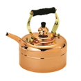 thumbnail image 1 of 3 Qt Tri-Plis de Cuivre Windsor Whistling Teakettle, 1 of 1