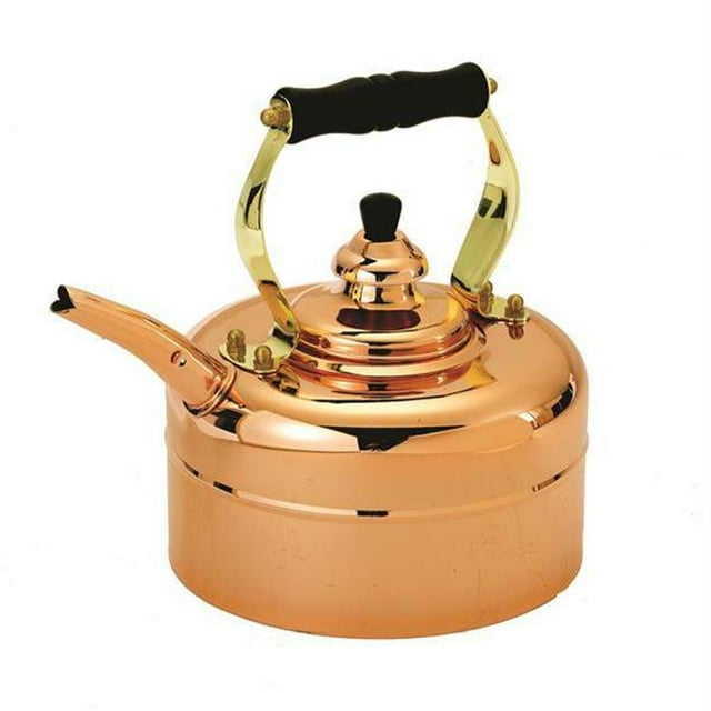 3 Qt Tri-Plis de Cuivre Windsor Whistling Teakettle