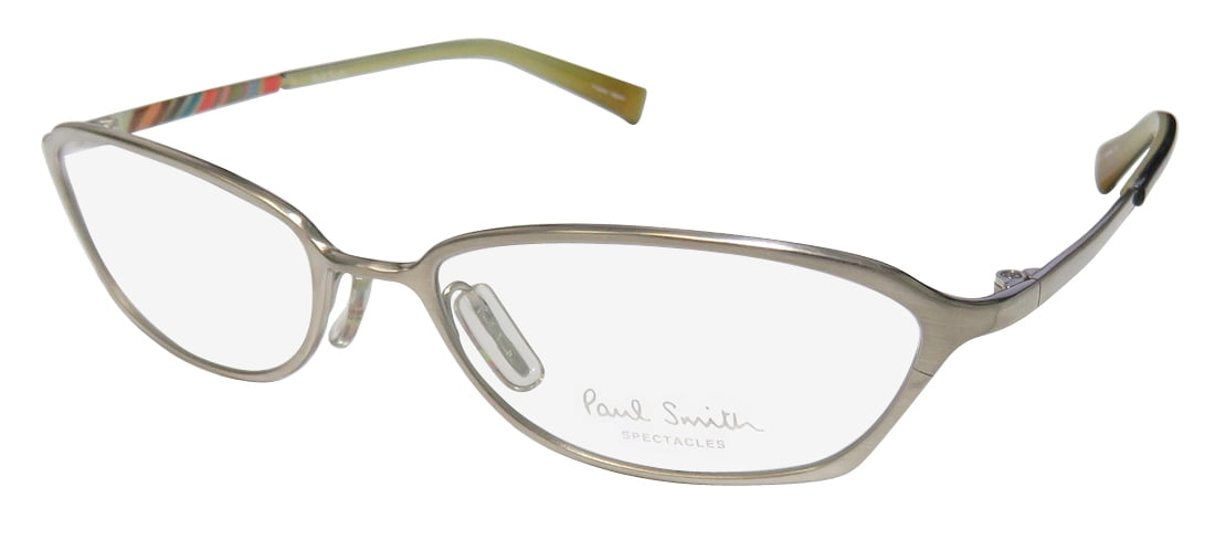 GAMT Retro Large-Framed Full Rim Optical Frame Eyeglasses Flower Color