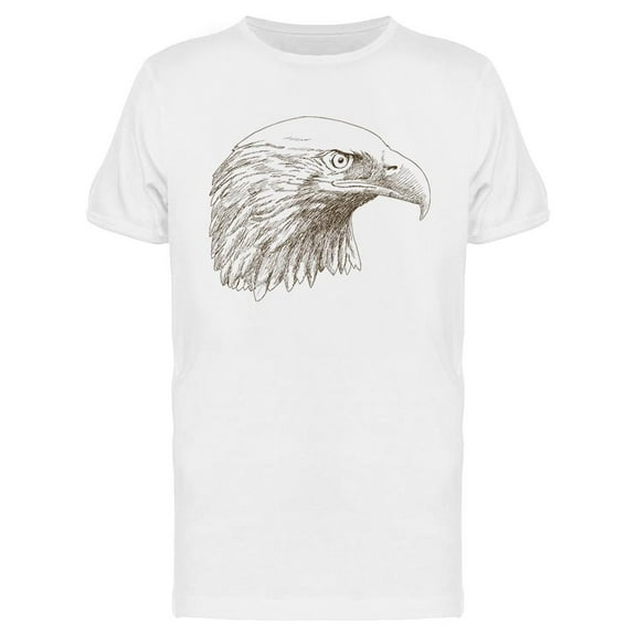 Eagle Head Sketch Design T-Shirt Men -Image by Shutterstock, Male Small