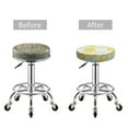 thumbnail image 5 of Fotbe Daisies Flowers Stool Covers Round,Waterproof Round Bar Stool Covers Bar Chair Covers Washable Stool Cushion Slipcover for 12-14 Inch Chair-12 inch, 5 of 7