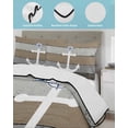 thumbnail image 4 of Anchor Brown Twin Size Down Alternative Comforter, Lightweight Comforter Quilt Bedding Set with Pillow Shams Nautical Grey Rustic Farmhouse Wood Grain All Seasons Bed Comforter Duvet Insert 68"x86", 4 of 7