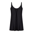 thumbnail image 4 of Staron Débardeurs pour Femmes à Bretelles Spaghetti Sans Manches Blouses Tunique Débardeur Décontractée Col Rond Camisole Chemise Unie Fluide Hauts Blouses de Printemps, 4 of 6
