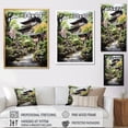 thumbnail image 4 of Designart "Zen Garden Asian Painting I" Asian Floater Framed Canvas Print, 4 of 7