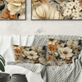 thumbnail image 3 of Designart "Natural Boho Poppy Blossom IV" Floral Printed Throw Pillow, 3 of 5