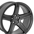 thumbnail image 5 of OE Wheels DG22 20 Inch Rims Fit Charger/Challenger SRT Hellcat Style 5x115 20x9.5 Satin Gunmetal - Hollander 2640 (Set of 4), 5 of 5