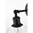thumbnail image 4 of Living District Wesson 1-Light Metal Plug-in Wall Sconce in Black/Clear, 4 of 5