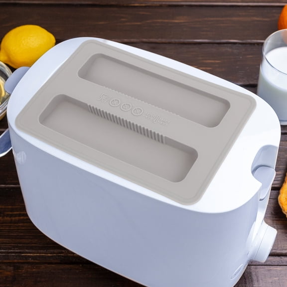 Tineasur Silicone Bread Maker Cover Set 2Pcs Light Grey Protective Home Kitchen Accessory