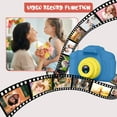 thumbnail image 6 of Sanmadrola Kids Camera Selfie Camera for Kids Christmas Birthday Festival Gifts for Girls Age 3-9 HD Digital Video Cameras for Toddler Portable Toys for 3-8 Year Old with 32GB SD Card, Blue&Yellow, 6 of 9