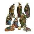 thumbnail image 1 of Kurt Adler 1.75-Inch - 8-Inch Polyester Nativity Set of 9 Pieces, 1 of 2