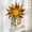 A, variant on Yellow Sunflower Ghost Hanging Ornament Lightweight Plastic Wall Window Indoor Home Art Decor,D