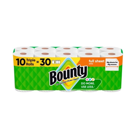 Paper Towels - 10 Triple Rolls