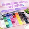 thumbnail image 2 of DIY Diamond Craft Kit 2-3mm Multicolor Small Resin Gems 32000 Pieces for Diamond Art Clothing Decoration, 2 of 7