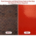 thumbnail image 3 of 4-in-1 Rust Converter & Metal Primer, 141 Fl OZ Red Rust Inhibitor  for Metal, Remove & Convert Rust And Also Protect, Industrial Grade Water Based Rust Reformer, Heat Resistance &, 3 of 6