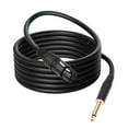 thumbnail image 7 of 6.35mm Mono to 3Pins 3 Pin Female Auditory Cord with PVC Durability for Microphones and Speaker, 7 of 7