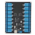 thumbnail image 3 of ANGGREK USB Module de Relais Commandé, Module de Relais 16 Canaux 936v USB Module de Relais de Commutateur SPDT Optoisolée, Carte Optoisolée Contrôlée par USB, 3 of 8