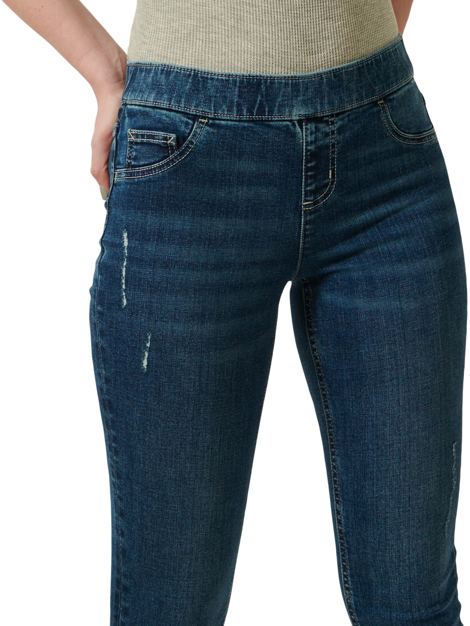 Justice Girls Woven Jean Leggings, Sizes 6-18, Slim & Plus