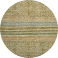 thumbnail image 2 of Addison Rugs Mayfield Premium Machine Washable Transitional Stripes Aloe Round Rug, 8' X 8' Machine Washable Transitional Stripes Aloe Oversized Sherpa Throw Blanket, 2 of 6
