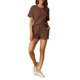 thumbnail image 2 of Conjuntos de lounge INSPIRE CHIC para mujeres, camiseta de waffle con pantalones cortos, ropa de casa, sudaderas jogger con bolsillos XS Café, 2 of 6