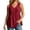 Red, variant on Linen Tank Tops for Women Sleeveless Button Front Loose Shirt Top Casual Lightweight V Neck Tank Size S