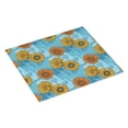 thumbnail image 2 of Naloa Sunflowers Dish Drying Mat for Kitchen Counter, Heat Resistant Drainer Mats, Absorbent Draining Mat,Dish Rack Pad,16"x18", 2 of 8
